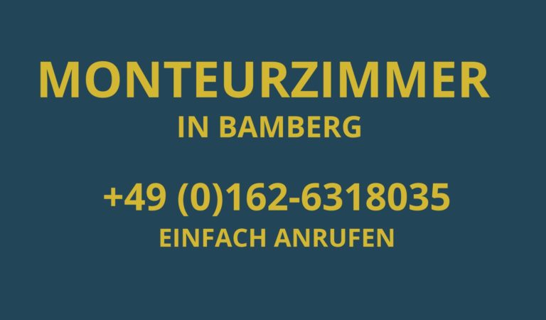 Monteurzimmer_einfach anrufen